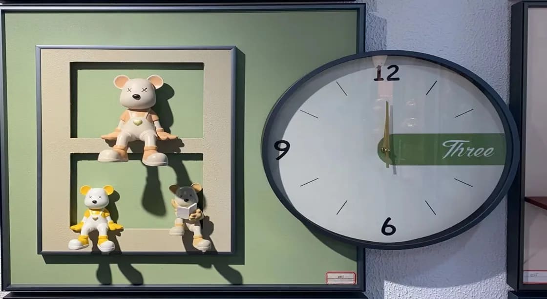 60x40 3D Wall Clock (4)